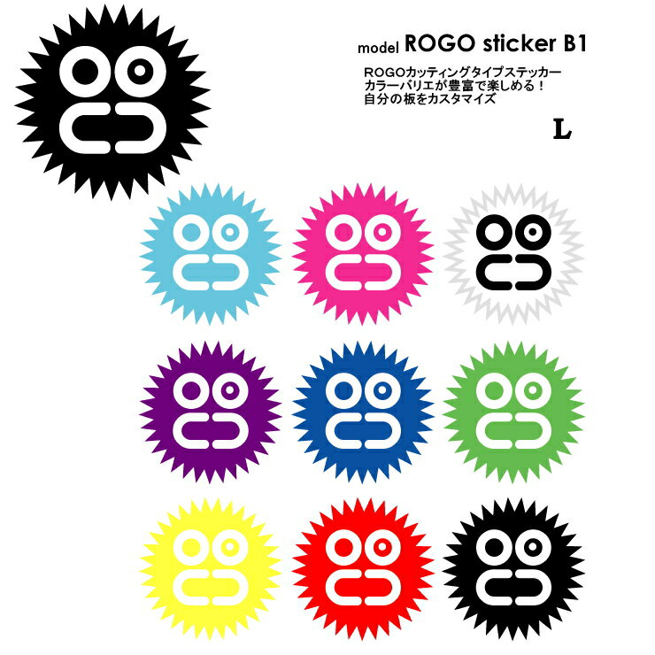 【10-11 onion】Rogo Sticker バージョン1【Wht/Blk/Bna/Trq/Red/Lim/Pur/Blu/Pnk】L◇新作ロゴステッカー◇