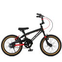 子供用 自転車 補助輪付き 16インチBMX ドッ