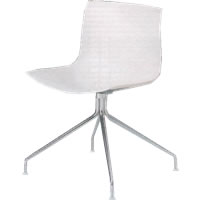 オカムラ キャティファ肘なしホワイトカラーシェルL491XZ-G911okamura岡村製作所ミーティングチェア(椅子 いす イス)会議椅子 会議チェア 会議用イス オフィス家具