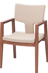オカムラ4本脚肘付ライトフレーム布張りokamura岡村製作所ミーティングチェア(椅子 いす イス)会議椅子 会議チェア 会議用イス オフィス家具