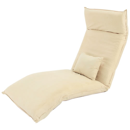 バウヒュッテ Bauhutte マシュマロ2層構造 ロングサイズ 座椅子 枕つき ブラウン…...:soho:10061386