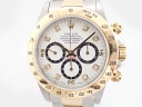 ROLEX ロレックス デイトナ SS/YG 16523G 8Pダイヤ 白文字盤 N番 逆9 メンズ スポーツ 【ロレックス】【デイトナ】【16523G】
