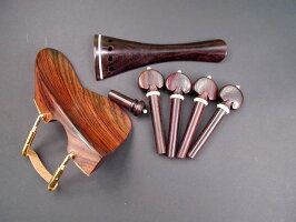 ViolinFittingsetRosewoodWhiteRegularBerber