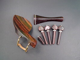 ViolinFittingsetRosewoodWhiteRegularGuaruneri