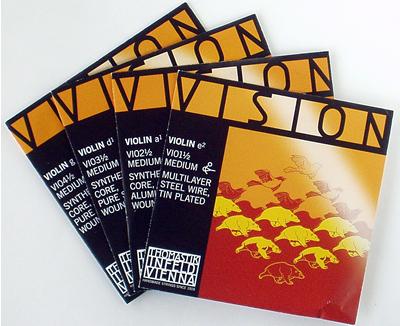 バイオリン弦 VISION 分数(1/16-1/2)set