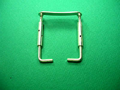 Viola Chinrest Bracket Silver Plated