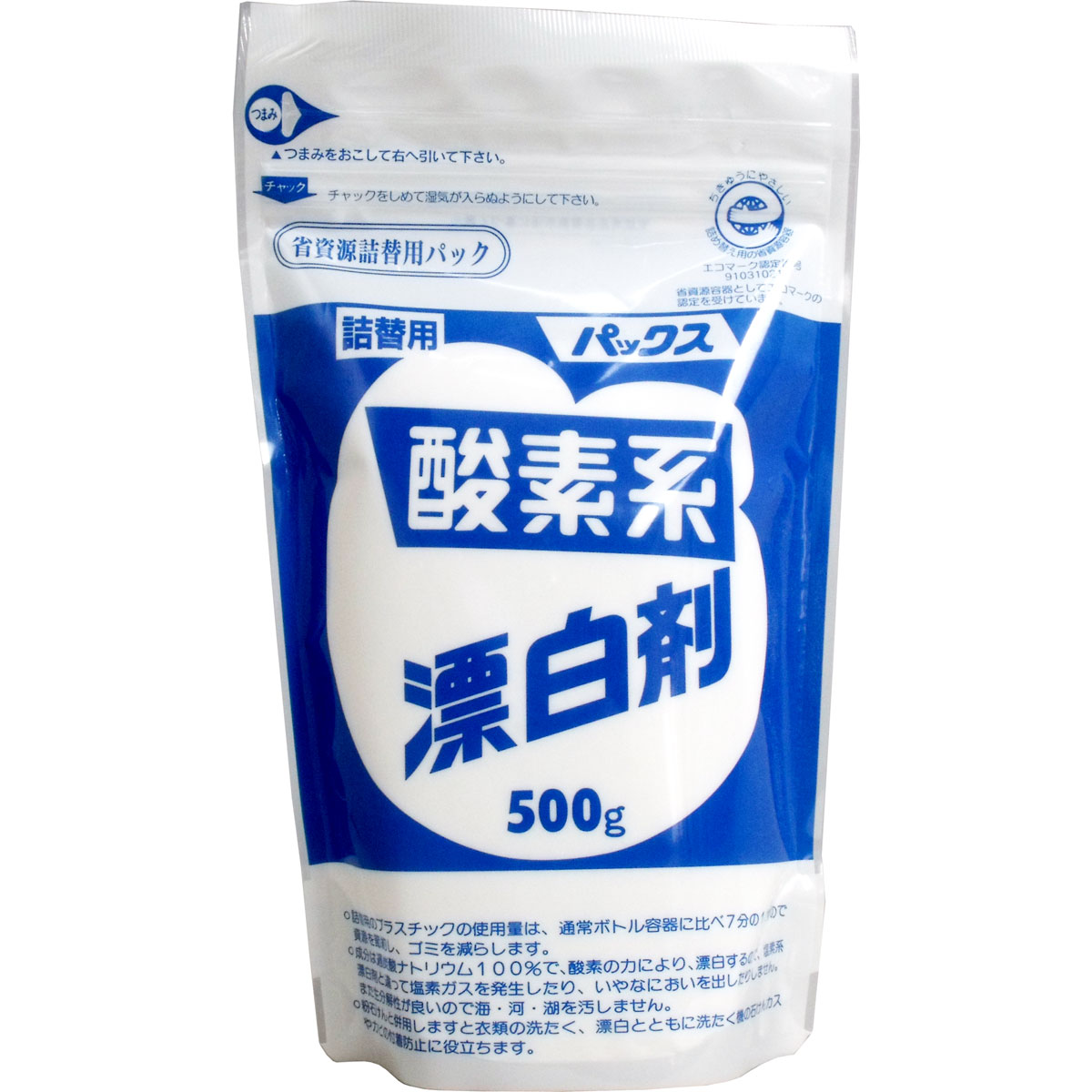 パックス酸素系漂白剤 詰替用 500g...:sokunou:10011267