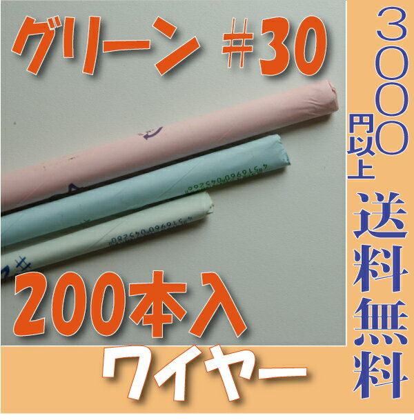 地巻ワイヤー ワイヤー 地巻＃30（グリーン200本入 大束 プリザーブドフラワー 花材 フローリスト 資材 花資材 クラフト 材料 プリザ ブリザードフラワー ブリザード フラワー ブリザーブドフラワー 合計3000円以上 送料無料 【あす楽対応_関東】ワイヤー グリーンワイヤー 針金 プリザーブドフラワー 花材 フローリスト 資材 花資材 材料 即日発送 %off セール SALE sale 合計3000円以上 送料無料