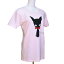 中原淳一 Tシャツ・ネコ(ライトピンク)