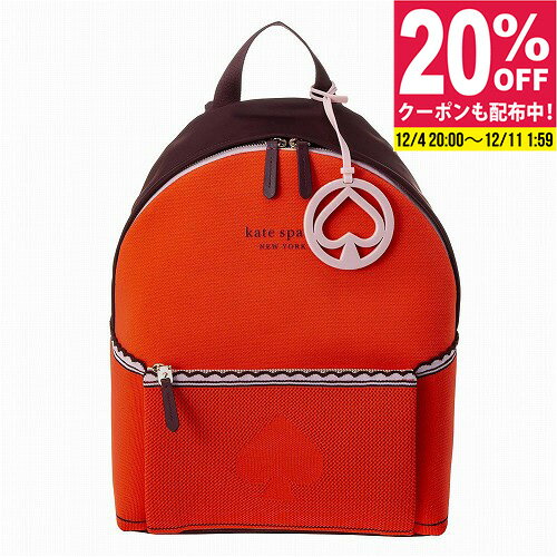 【20%OFF！12/4 20時〜】ケイトスペード リュック THE SPORT KNIT CITY PACK スポーツニットシティパック PXRUB106 620 バックパック レディース TAMARILLO オレンジ kate spade new york