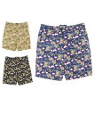 送料無料 LAUNCH BASIC TRADE FLAMINGO SHORT PANTS NAVY BEIGE BLACK ラウンチベーシックトレード フラミンゴ柄 ショート パンツ 短パン ネイビー ベージュ ブラック 紺 肌 黒 メンズ 男性 安心の国内ブランド W30インチ〜W36インチ
