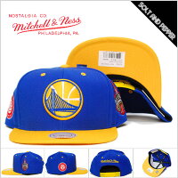 MITCHELL&NESSミッチェル&ネスTEAMWITHALLSTARWARRIORSSNAPBACKCAPNBABLUEYELLOWオールスタースナップバッグキャップウォーリアーズイエロー黄ブルー青帽子メンズ男性レディース女性小物VU31Z