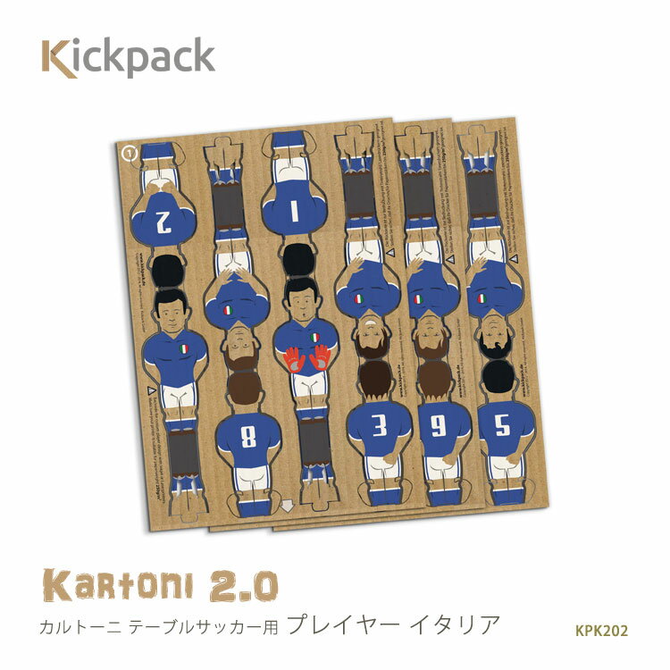 Kick Pack カルトーニ 組み立てテーブルサッカー用プレイヤー イタリア KPK20…...:somania:10014111