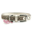 【超レア】 COACH/コーチ ミニシグネチャー DOG首輪 Sサイズ F60339KH/GD【ラッピング無料】【楽ギフ_包装】【10P11Mar16】【05P03Dec16】