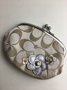 【超レア】COACH/コーチ フローラル アップリケ シグネチャーがま口コインケース F63577B4/MC【ラッピング無料】【楽ギフ_包装】【05P03Dec16】