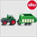 ＜ボーネルンド＞ Siku（ジク）社 輸入ミニカー1625 牧草トラック付トラクター