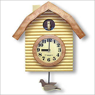 時報の鳩の鳴き声・材質にこだわったSuntel 鳩時計 【送料無料】