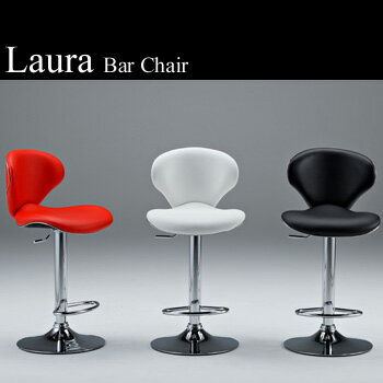 スタイリッシュカウンターチェア Laura Bar Chair [AY] B-041からだに添って包み込む座り心地。レザー調ハイチェアー