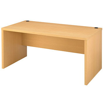 アウトレット大特価! 木製ワークテーブル 木目 メープル色 W1400×D700×H700mm SD1407便利なコードホール付 扱いやすい木製ワークテーブル