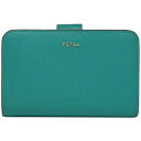 9/17入荷 FURLA フルラ バビロン コンパクトウォレット 2020-21年秋冬新作 二つ折り 財布 PCX9UNO_B30000_1007_D7D00 BABYLON M COMPACT WALLET SMERALDO i グリーン レディース【ギフト ラッピング無料】【楽ギフ_包装】【新品 新作 未使用 正規品】