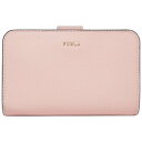 9/17入荷 FURLA フルラ バビロン コンパクトウォレット 2020-21年秋冬新作 二つ折り 財布 PCX9UNO_B30000_1007_1BR00 BABYLON M COMPACT WALLET CANDY ROSE ベージュピンク系 レディース【ギフト ラッピング無料】【楽ギフ_包装】【新品 新作 未使用 正規品】