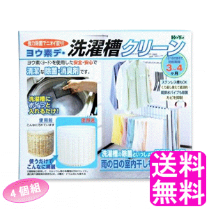 【送料無料】ヨウ素デ・洗濯槽クリーン 【4個組】【一度開封後平たく再梱包商品】 ■ アイスリー工業 ヨード ヨウ素デ洗濯槽クリーン ヨウ素で洗濯槽クリーン