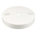 ソウテン uxcell 天井ライトプレート 尖ったベース シャーシディスク ペンダントアクセサリー 120x20mm ホワイト