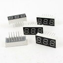 ソウテン LEDデジタル管 共通アノード 赤LEDディスプレイ 12ピン 3ビット 7ワンセグ DIP 5個入り