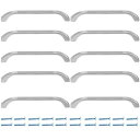 uxcell プルハンドル 亜鉛合金製 128mmプル 全長136mm キャビネット 引き出し 10個入り