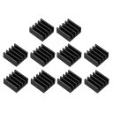 ソウテン ヒートシンク アルミヒートシンククーラー 冷却回路ボード 11mmx11mmx5mm 10個入り
