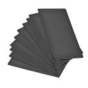 ソウテン ブランクメタル名刺 ビジネス名刺 名刺用紙 80x40x0.5mm 陽極酸化アルミニウム板 DIY印刷彫刻用 ブラック 10個