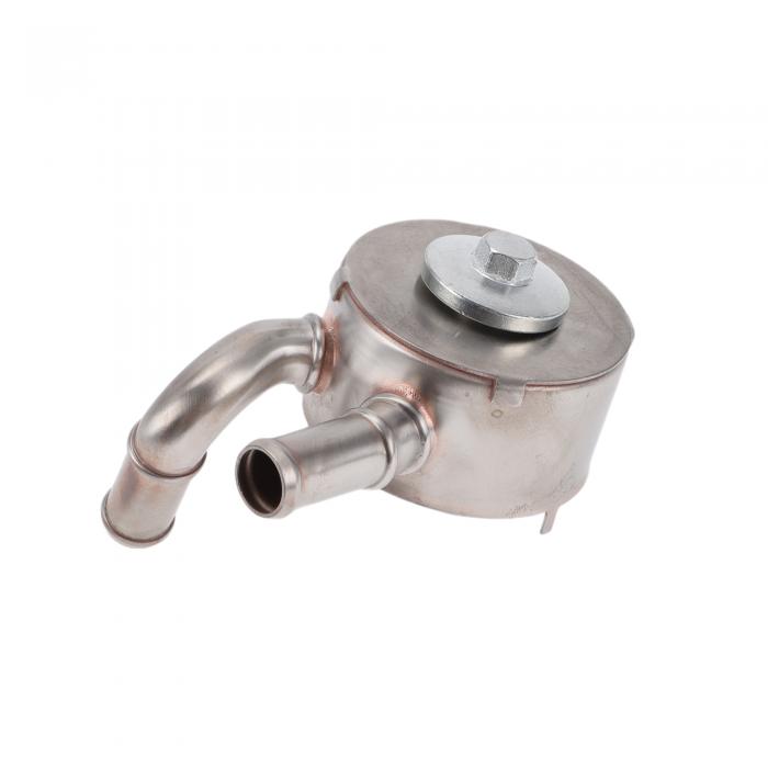 HEROFFIX マツダに対応CX-7 2007-2012用1 Pcエンジンオイルクーラー ボルト番号LF6W14700A シルバートーンステンレススチール