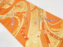 束ね熨斗に花唐草模様織出し袋帯【リサイクル】【中古】【着】 宗sou