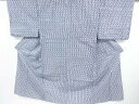 編目模様男物浴衣(キングサイズ)【リサイクル】【中古】【着】 宗sou