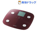 エレコム ハロー 体組成計 レッド HCS-RFS01RD(1台)【エレコム(ELECOM)】【送料無料】
