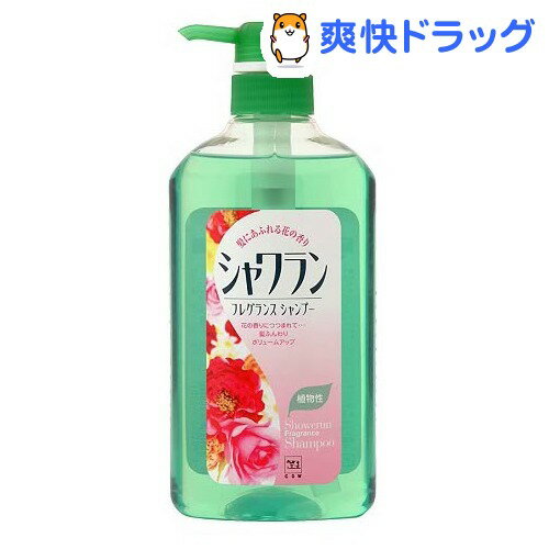 牛乳石鹸 シャワラン フレグランスシャンプー ポンプ付(600mL)【シャワラン】[シャンプー]