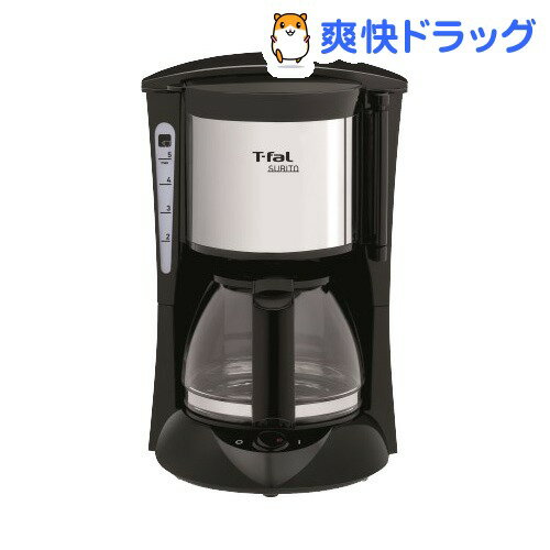ティファール コーヒーメーカー スビト メタリックノワール CM1518JP(1台)【ティ…...:soukai:10446447