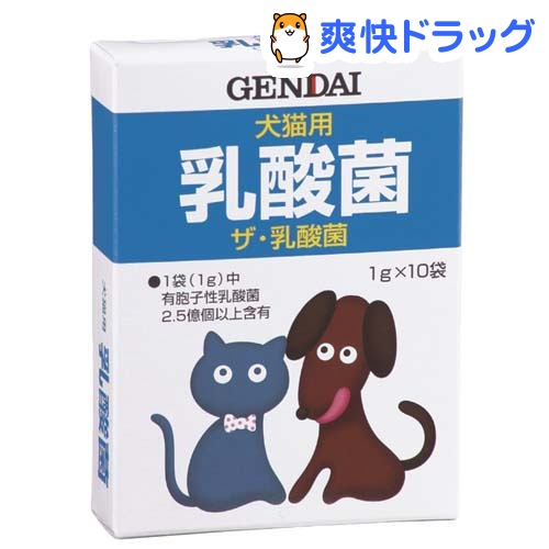 ザ・乳酸菌 犬猫(1g*10包入)[ペット サプリメント]