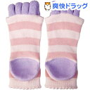 眠れる森の5本指かかとソックス ピンク(1足)【ftcare_2】【眠れる森シリーズ】