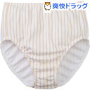 綿100% 深ばき ストライプ柄ショーツ 3L(3枚入)