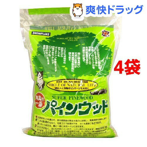 猫砂 パインウッド(6L*4コセット)[猫砂 ねこ砂 ネコ砂 木]