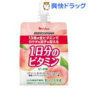 パーフェクトビタミン 1日分のビタミンゼリー ピーチ味(180mL*24本入)【送料無料】
