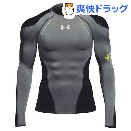 アンダーアーマー リチャージコンプレッションロングスリーブ MCM3400 GPH／BLK(MD)【アンダーアーマー(UNDER ARMOUR)】[シャツ]