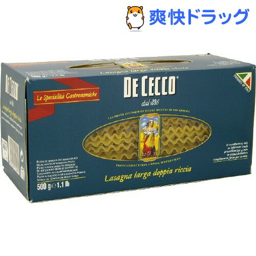 ディチェコ No.1 ラザーニャ(500g)【ディチェコ(DE CECCO)】[パスタ 輸入食材 輸入食品 ディ・チェコ]