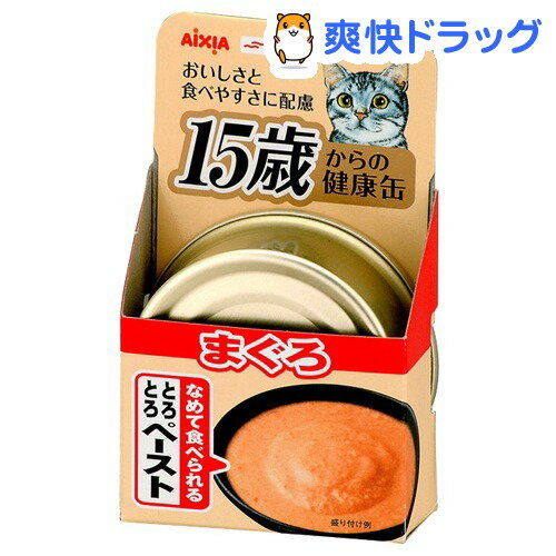 15歳からの健康缶 まぐろのとろとろペースト(40g)【健康缶シリーズ】[キャットフード ウェット]