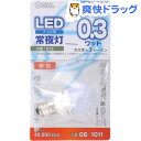 3LED電飾用 E12 電球色 LDT1R-HE12(1コ入)