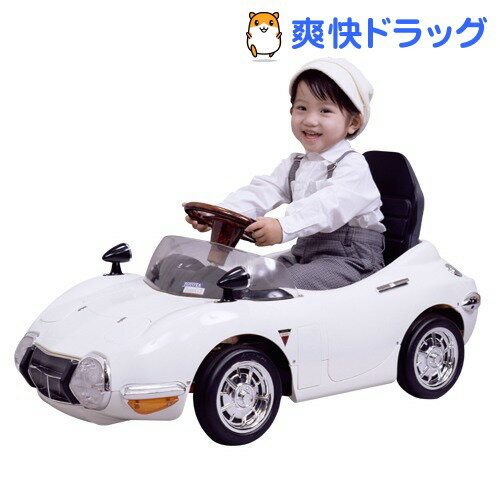 トヨタ 2000GT 電動バッテリーカー ホワイト TGT-B(1台)トヨタ 2000GT 電動バッテリーカー ホワイト TGT-B☆送料無料☆
