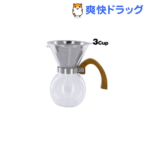 バンブーコーヒーサーバー 400mL(1コ入)[キッチン用品]【送料無料】...:soukai:10550679