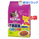カルカン ドライ 成猫用 下部尿路の健康維持用 まぐろと野菜味(1.6kg*6コセット)【カルカン(kal kan)】【送料無料】