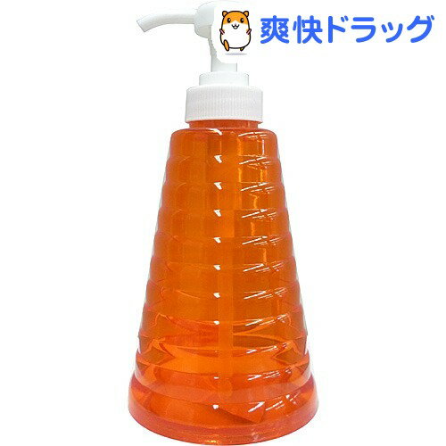 詰め替えボトルポンプクリスタル オレンジ 230CC ＃680(1コ入)